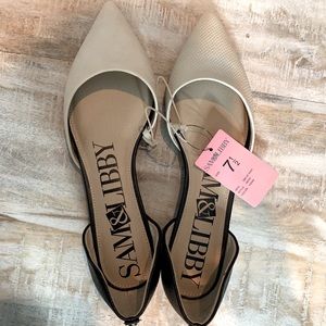 Sam & Libby two toned flats, 7.5, BNWT
